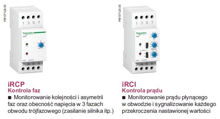 Przekaźniki sterujące