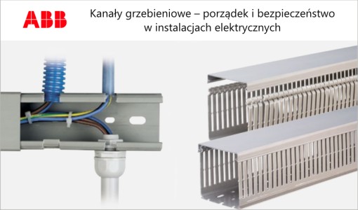 Kanały grzebieniowe do szaf sterowniczych firmy ABB