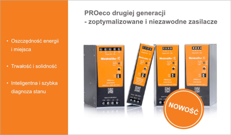 Nowe zasilacze PROeco II - niezawodne i zoptymalizowane